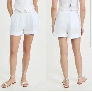 Rag & bone Ivy linen blend 3” shorts size 2